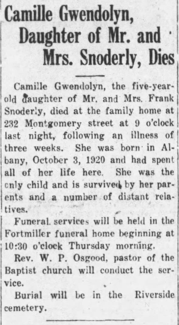 Clipping from Albany Democrat-Herald